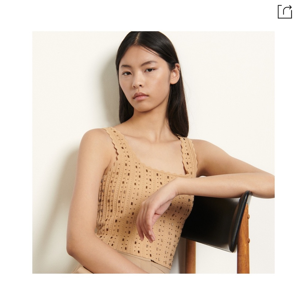 Sandro beaded top - Picture 2 of 5